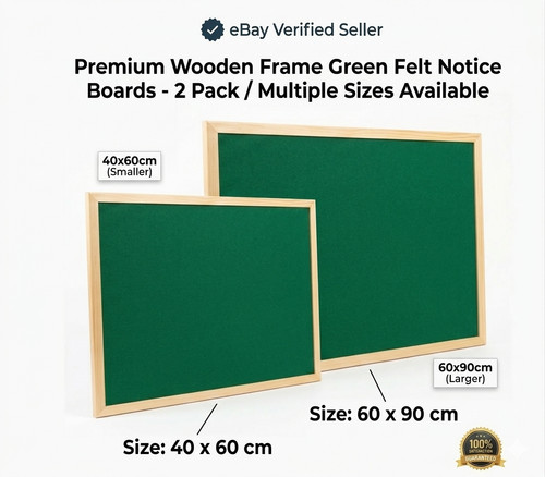 School notice board - board, fabric