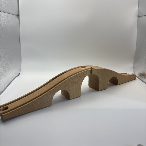 Wooden train track - track, arched
