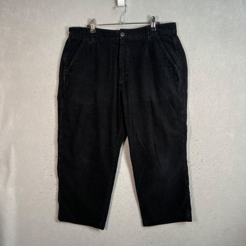 Zara mens black corduroy wide - black,
