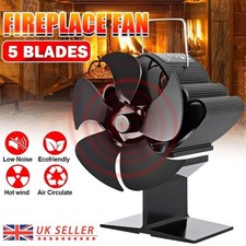 5 Blade Stove Top Fan Eco Heat