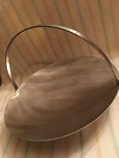 OLD HALL STAINLESS STEEL VINTAGE MID CENTURY SERVING PLATE/CAKE STAND RETRO