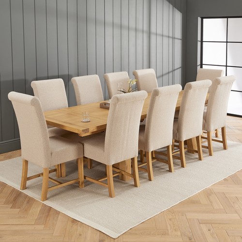 Dining table set boucle - set, 10