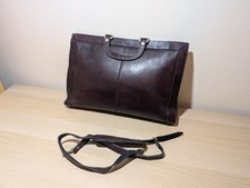 OXBLOOD LEATHER BRIEFCASE