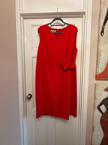 Hobbs alyssa dress flame red - dress,