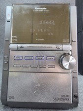 Panasonic SA-PM28 CD Stereo System 5 Disc Changer Cassette AM/FM Radio  Remote
