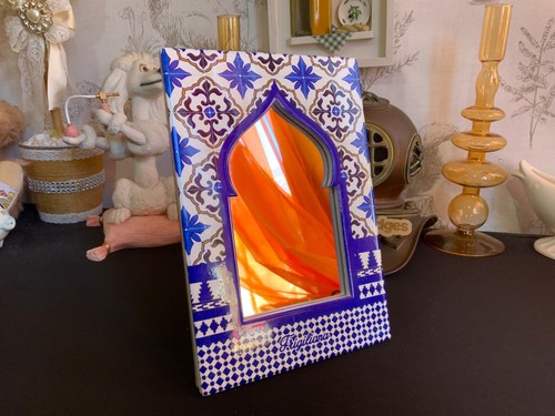 Blue white moorish tiled - moorish,