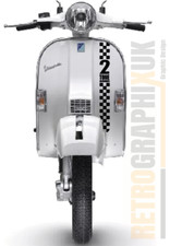 Scooter leg shield sticker - scooter,