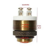 1PCS NEW  16mm Momentary Brass