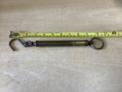 Vintage salter brass spring - brass,