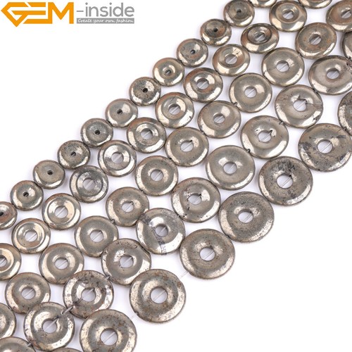 Vintage iron pyrite beads - iron,