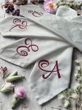 Personalised White Linen Table