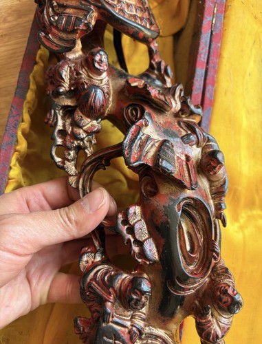 Chinese carved wooden - chinese, budai
