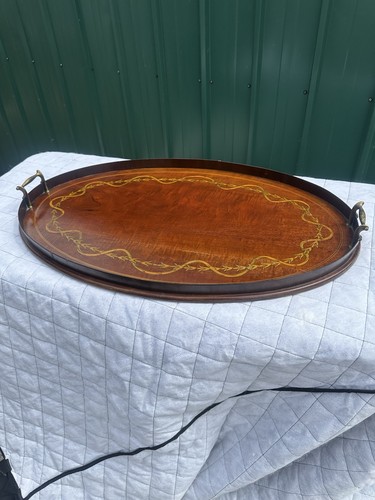 Antique butlers tray - butlers,
