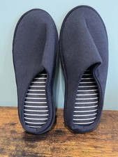 Men’s Size M UK 8 - 9 Navy Slippers - Marks And Spencer - New