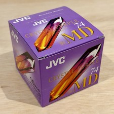Jvc crystal purple minidiscs - jvc,