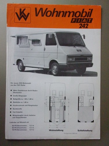 Fiat 242 motorhome - fiat,