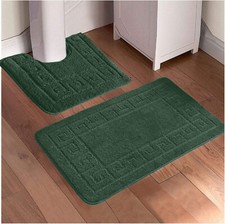 2 Piece Bath Mat Pedestal Set