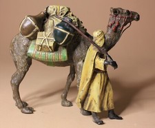 Bergman Bronze Arab Trader With Camel. Rare. Bergman Stamped