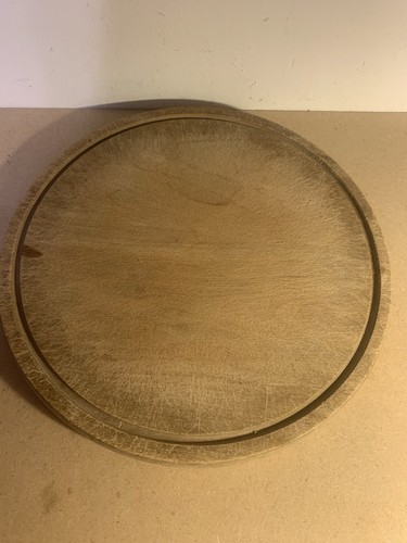 Vintage round wooden - round,