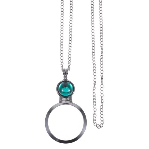 Magnifying lens necklace - magnifying,