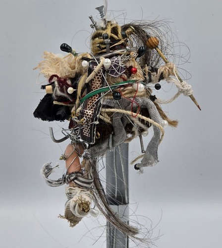 Ooak art doll reclaimed - art,