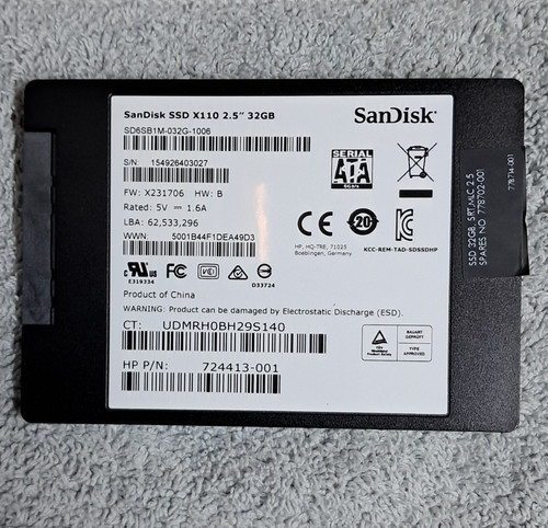 Sandisk ssd x110 - sandisk,