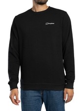 Berghaus Men's Logo Crew Light Sweatshirt, Black