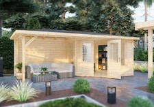 Amarrillo 10 x 20 Corner Log