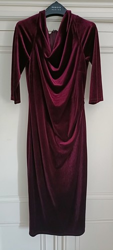 Per una lined burgundy dress - per,