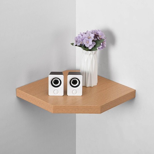 Wooden corner floating wall - corner,