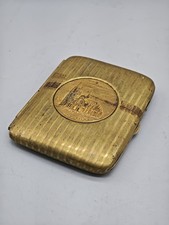 WW2 Brass Cigarette Case With