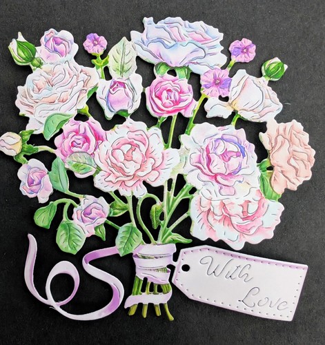 Tattered lace bouquet - tattered,