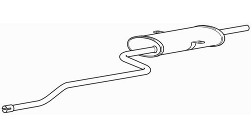 Quality rear exhaust silencer - quality,