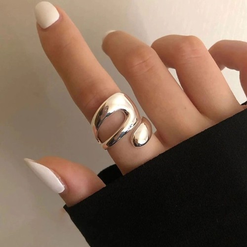 Chunky silver ring for - ring,