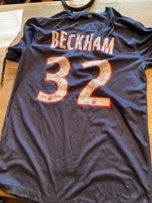 Vintage PSG Beckham 32 fly emirates, saint germain, nike, football shirt