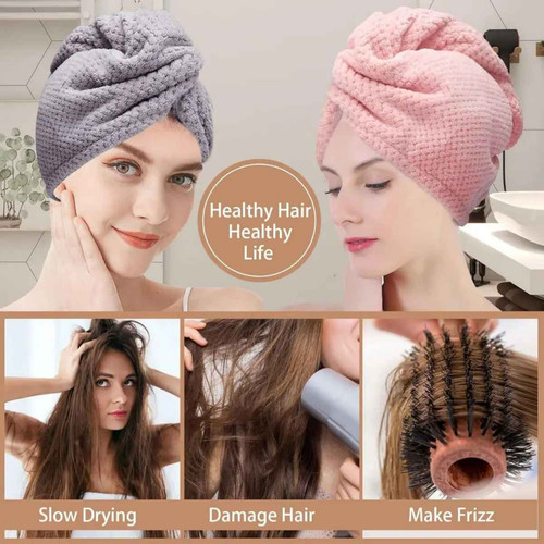 Solid color hair towel - solid,