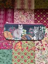 Handmade Pencil Case Cats