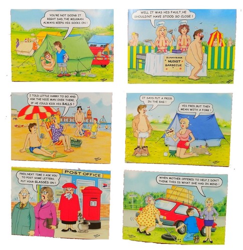 Cheeky retro postcards - cheeky,