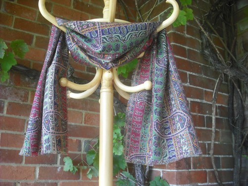 Long scarf paisley - scarf,