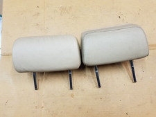 02 BMW E46 Estate Rear Seat Headrest Leather PAIR Left Right Touring