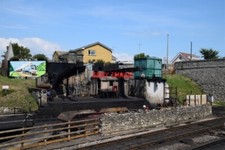 PHOTO  SWANAGE SHED THE COALING STAGE AT SWANAGE SHED SWANAGE RAILWAY DORSET 2 A