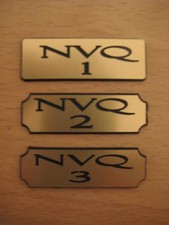 Engraved - NVQ Qualification