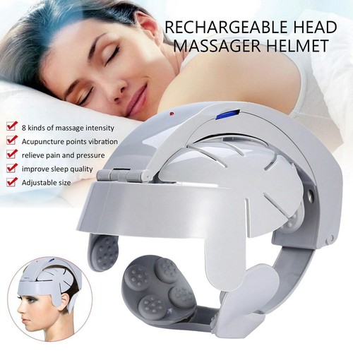 Electric head helmet - electric, massager
