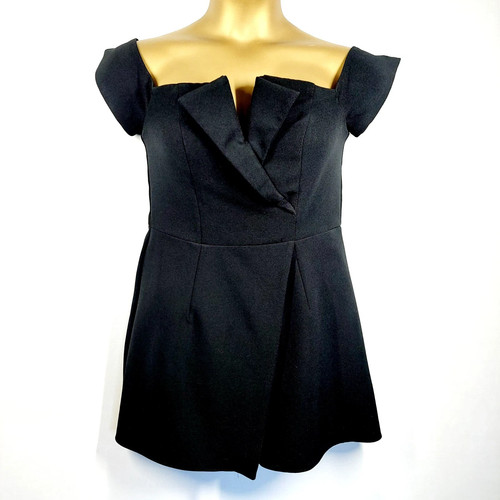 River island black bardot - river,