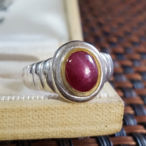 Sterling silver ring natural - ring,