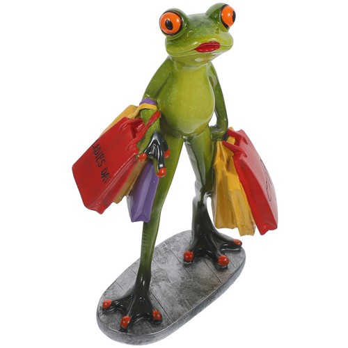 Resin shopping frog - shopping, frog-shape