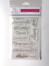 My Favourite Things Everyday Scripted Greetings stamp set