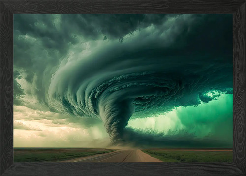 Large tornado green sky - large,