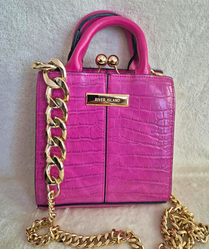 Ladies dark pink - pink, embossed