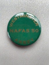 Westminster Abbey NAFAS 50 Pin Badge